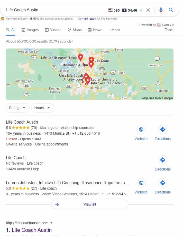 Local SEO Testimonial